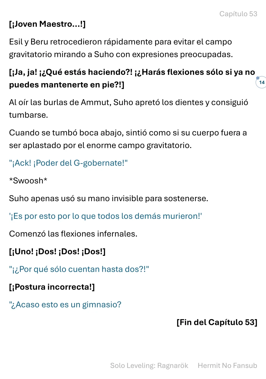 Página 15 del Manga