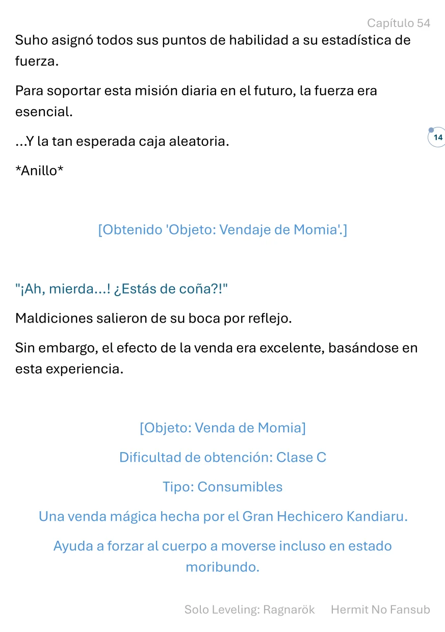 Página 15 del Manga