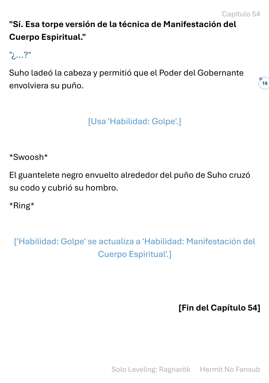 Página 17 del Manga