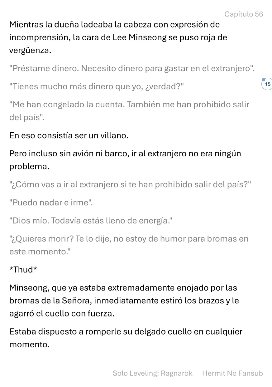 Página 16 del Manga