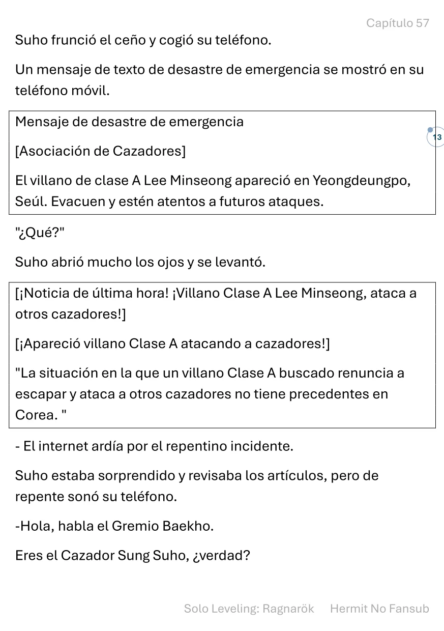 Página 14 del Manga