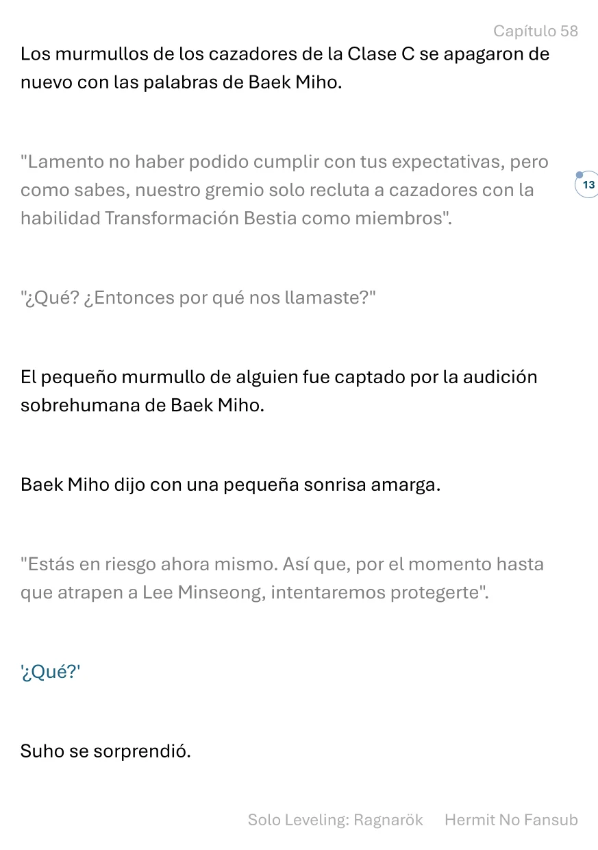 Página 14 del Manga