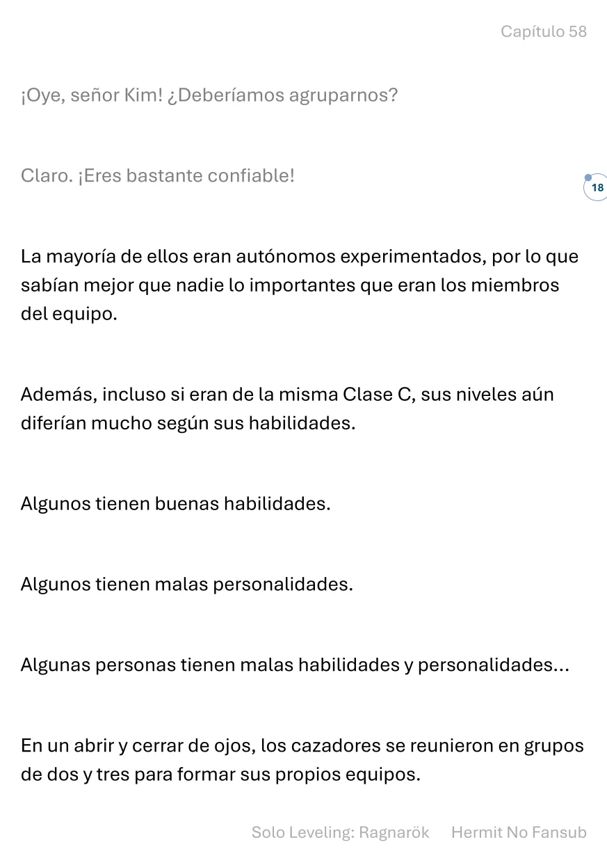 Página 19 del Manga