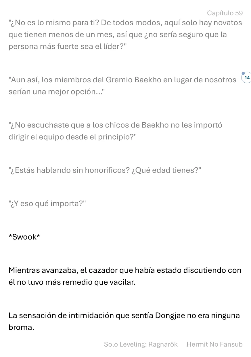 Página 15 del Manga