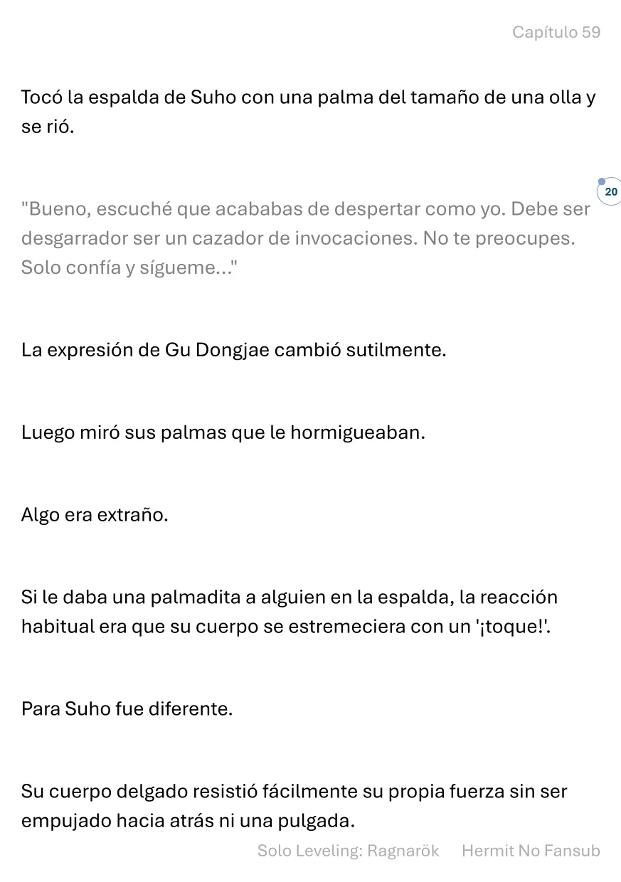 Página 21 del Manga