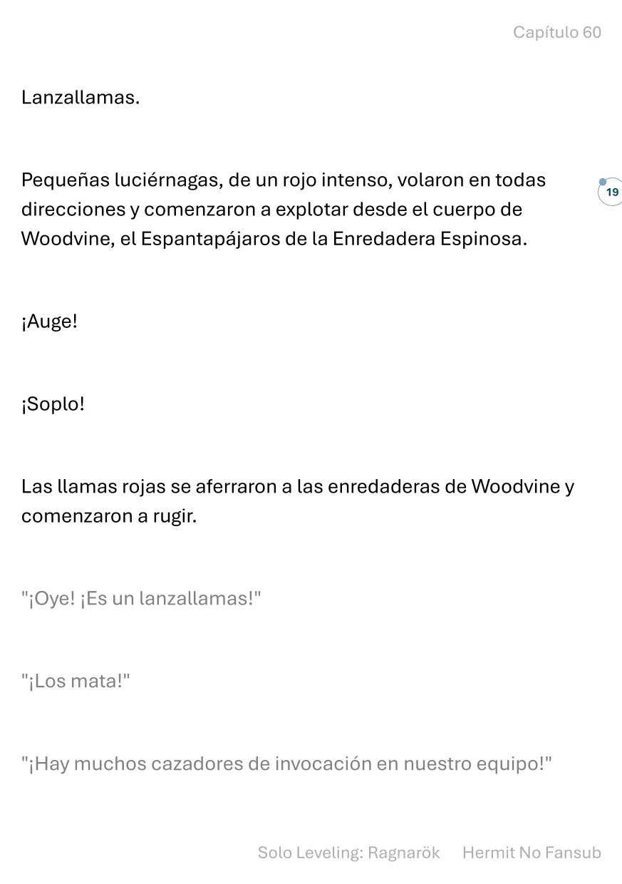 Página 20 del Manga