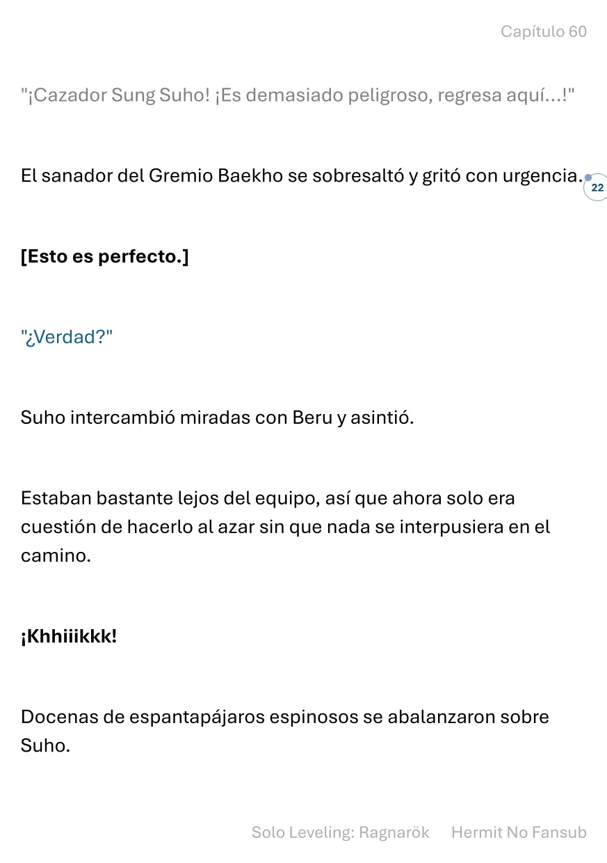 Página 23 del Manga