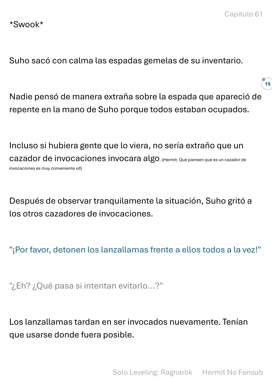 Página 16 del Manga