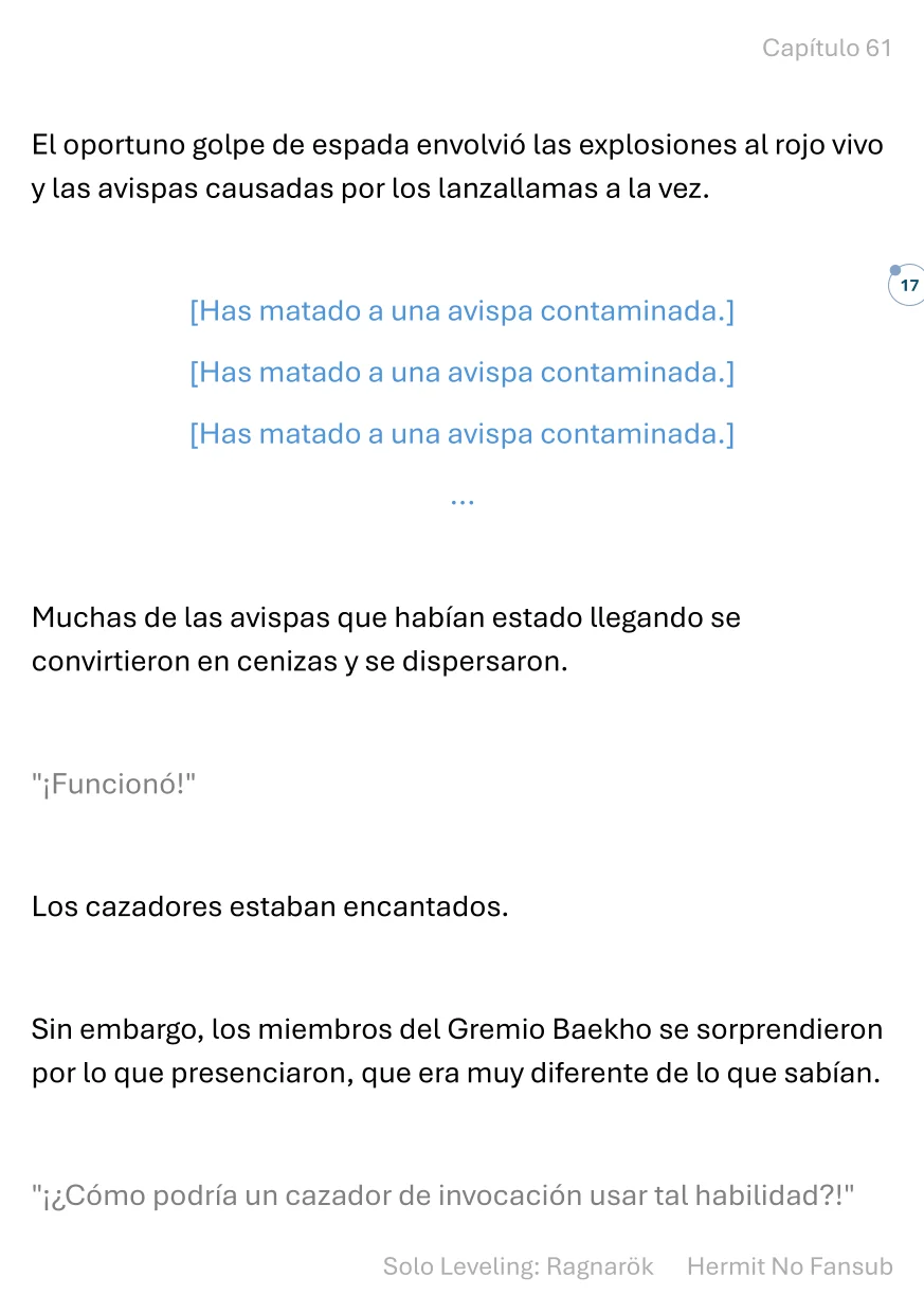 Página 18 del Manga