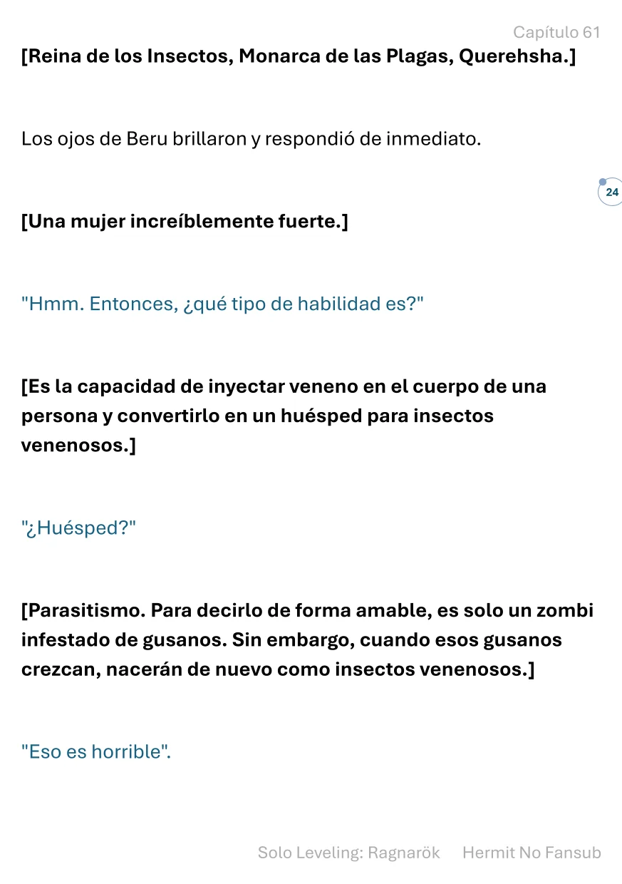 Página 25 del Manga