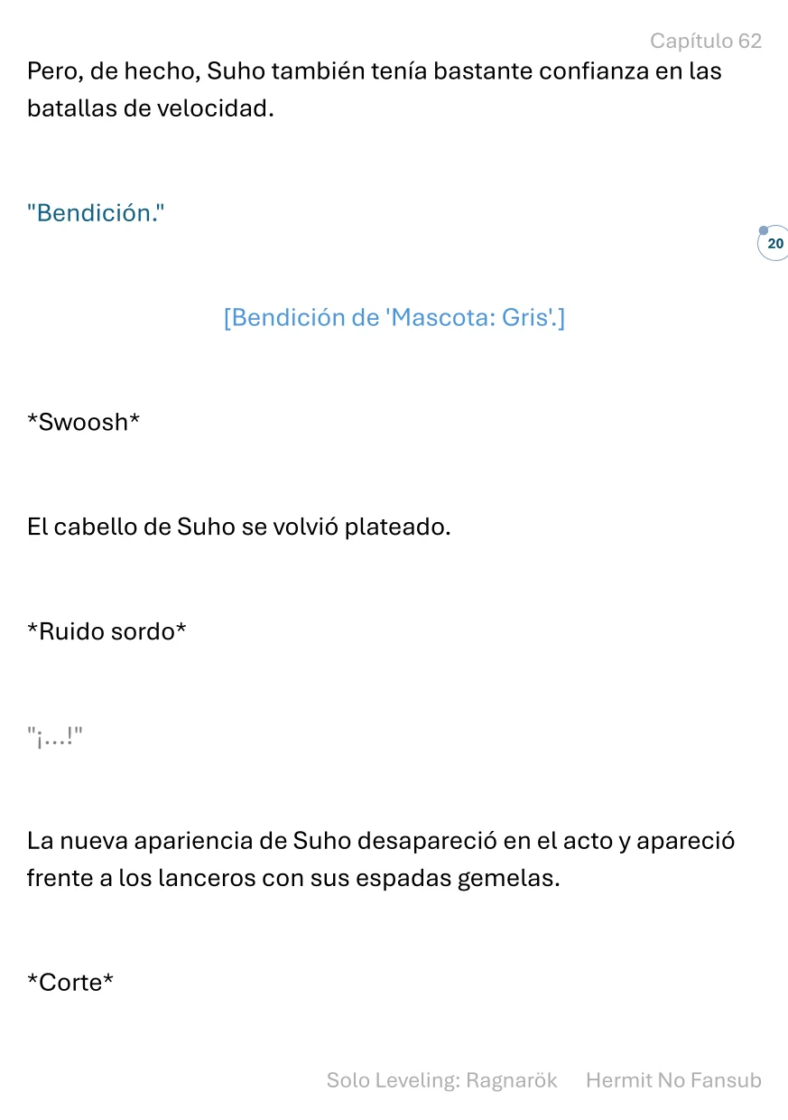 Página 21 del Manga