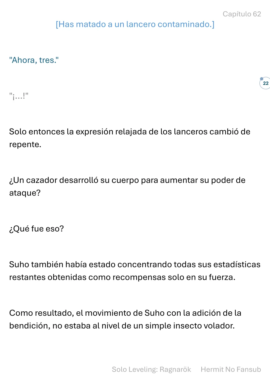 Página 23 del Manga