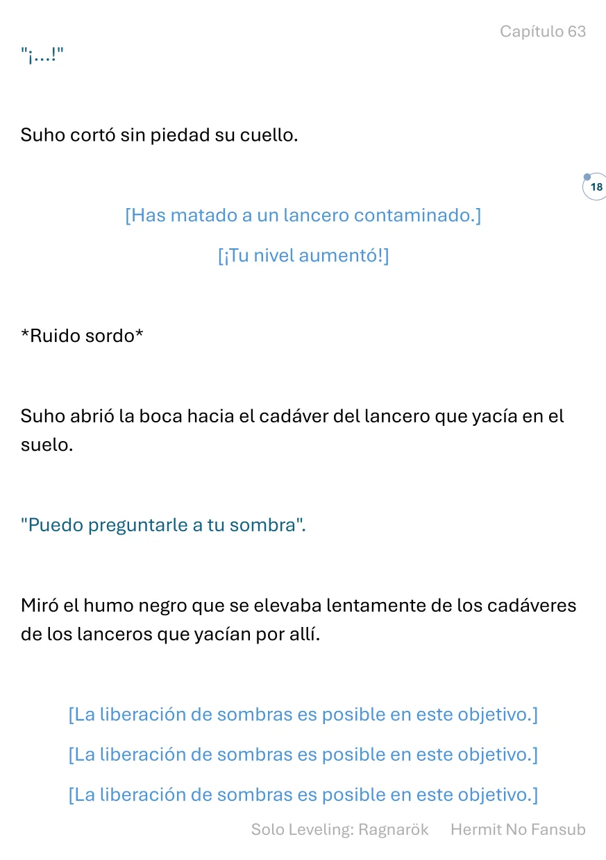 Página 19 del Manga