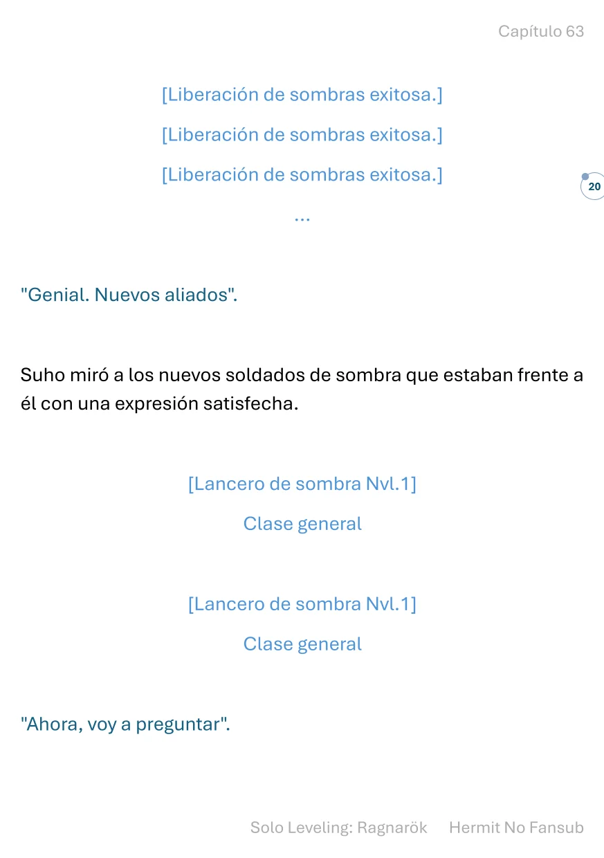 Página 21 del Manga