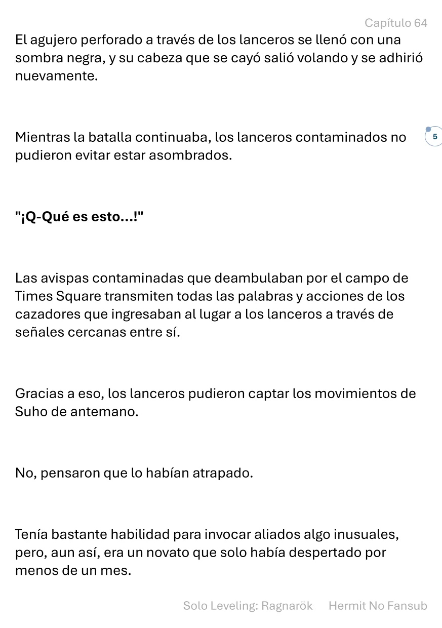 Página 6 del Manga