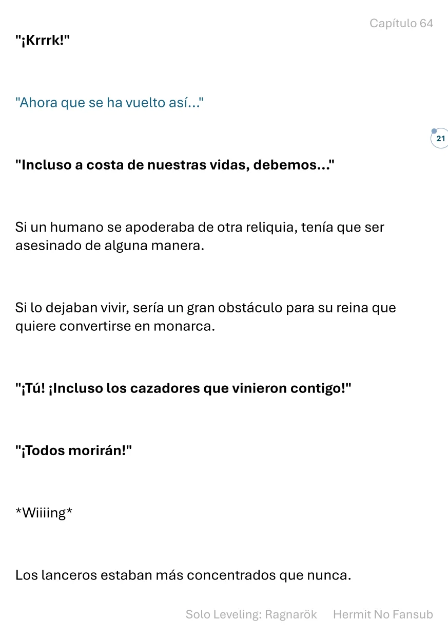 Página 22 del Manga