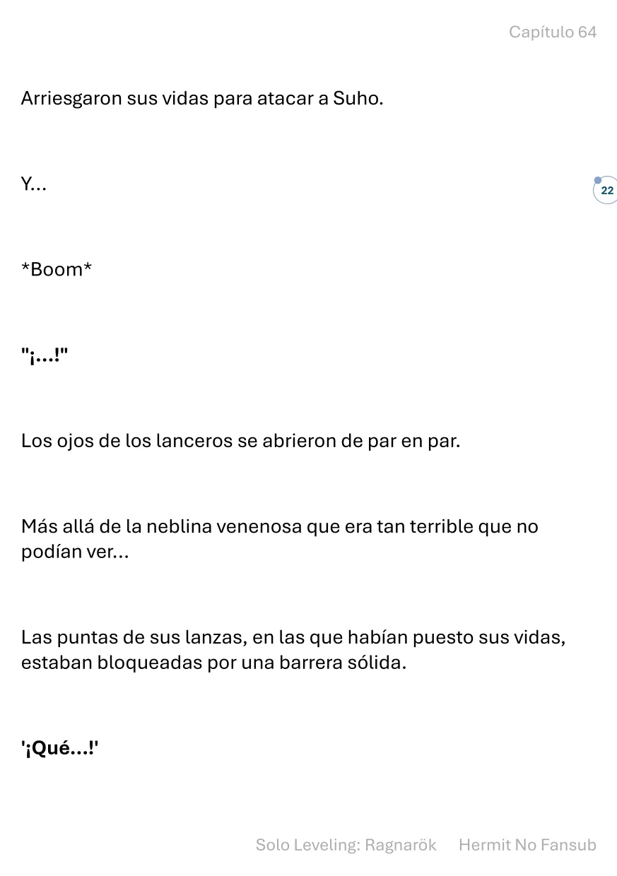 Página 23 del Manga