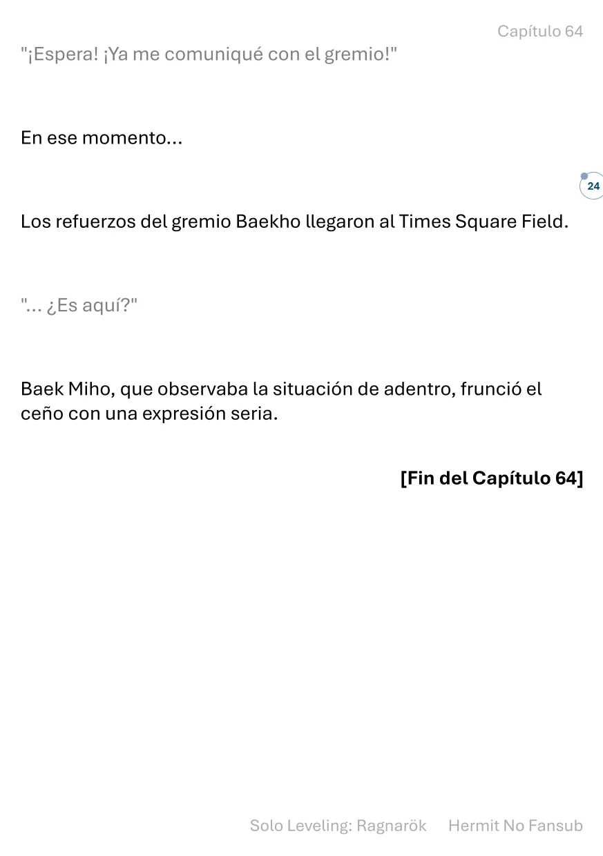 Página 25 del Manga