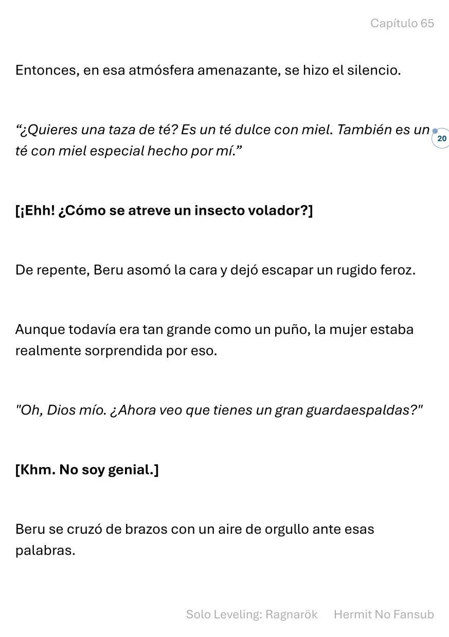 Página 21 del Manga