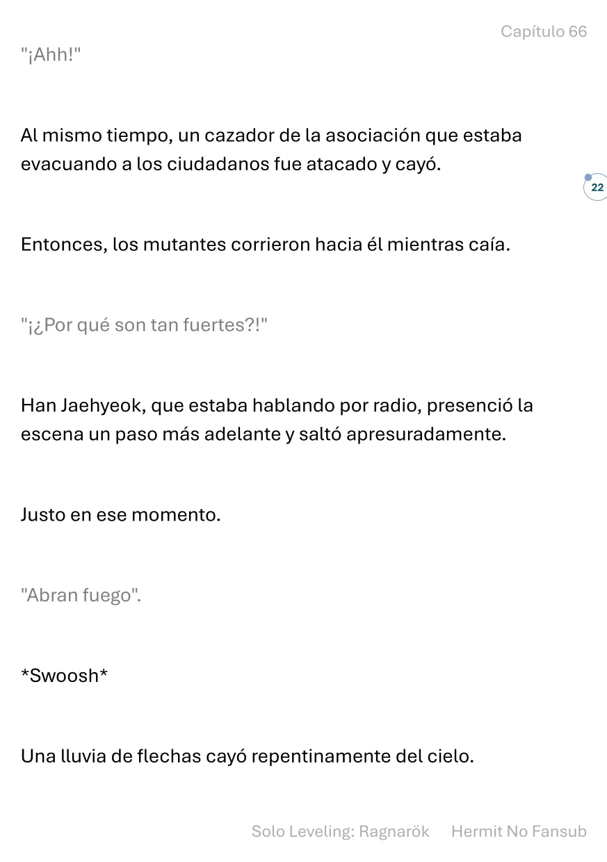 Página 23 del Manga