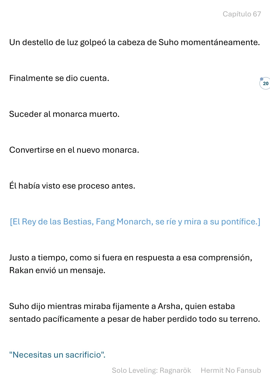 Página 21 del Manga