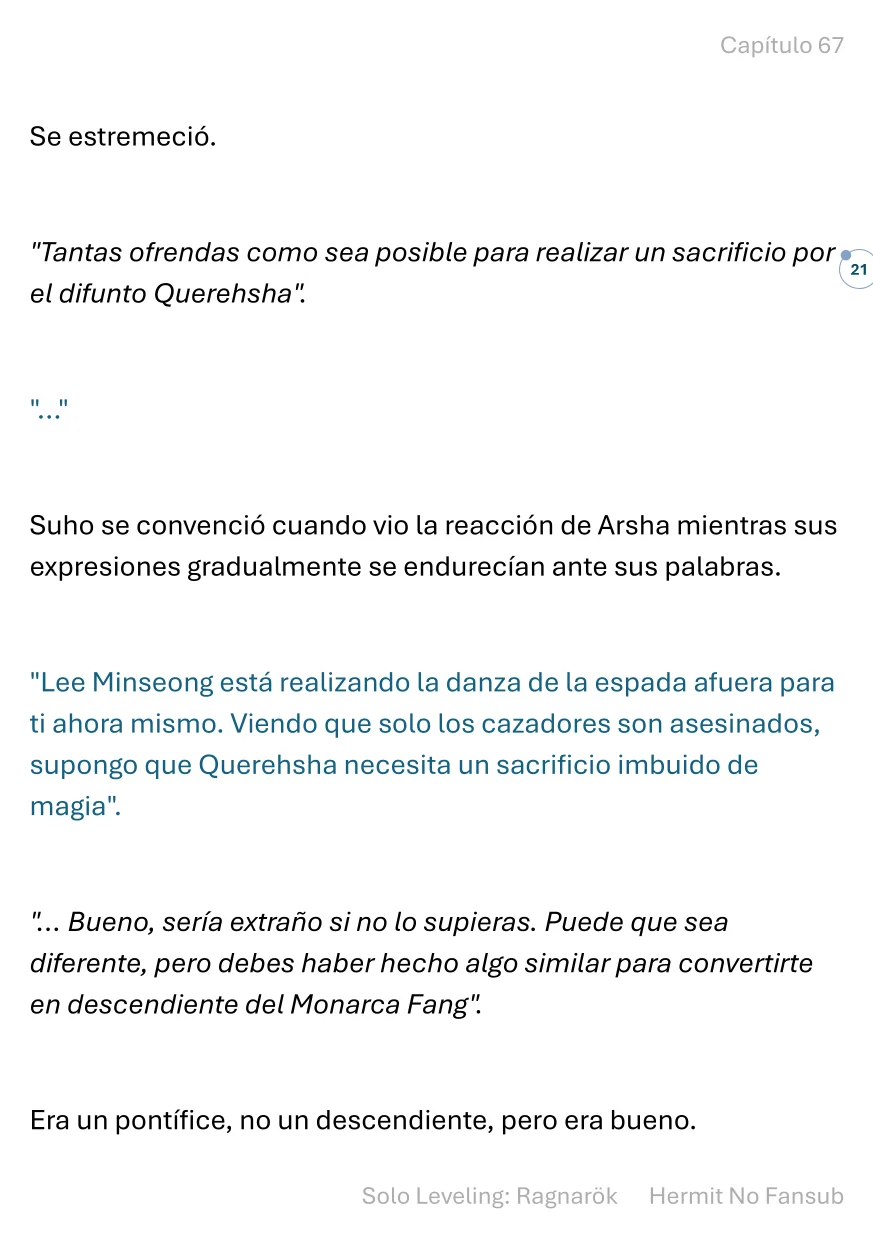 Página 22 del Manga