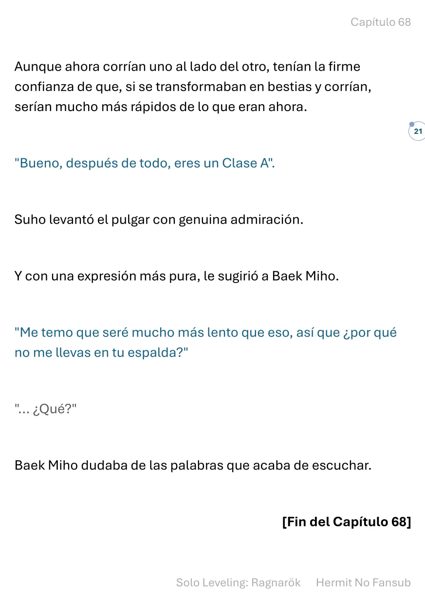 Página 22 del Manga