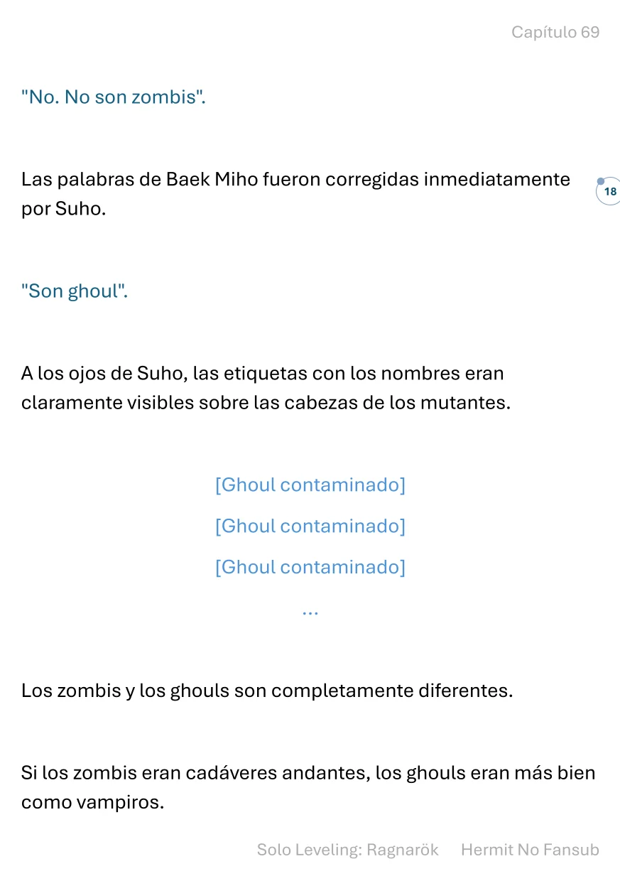 Página 19 del Manga