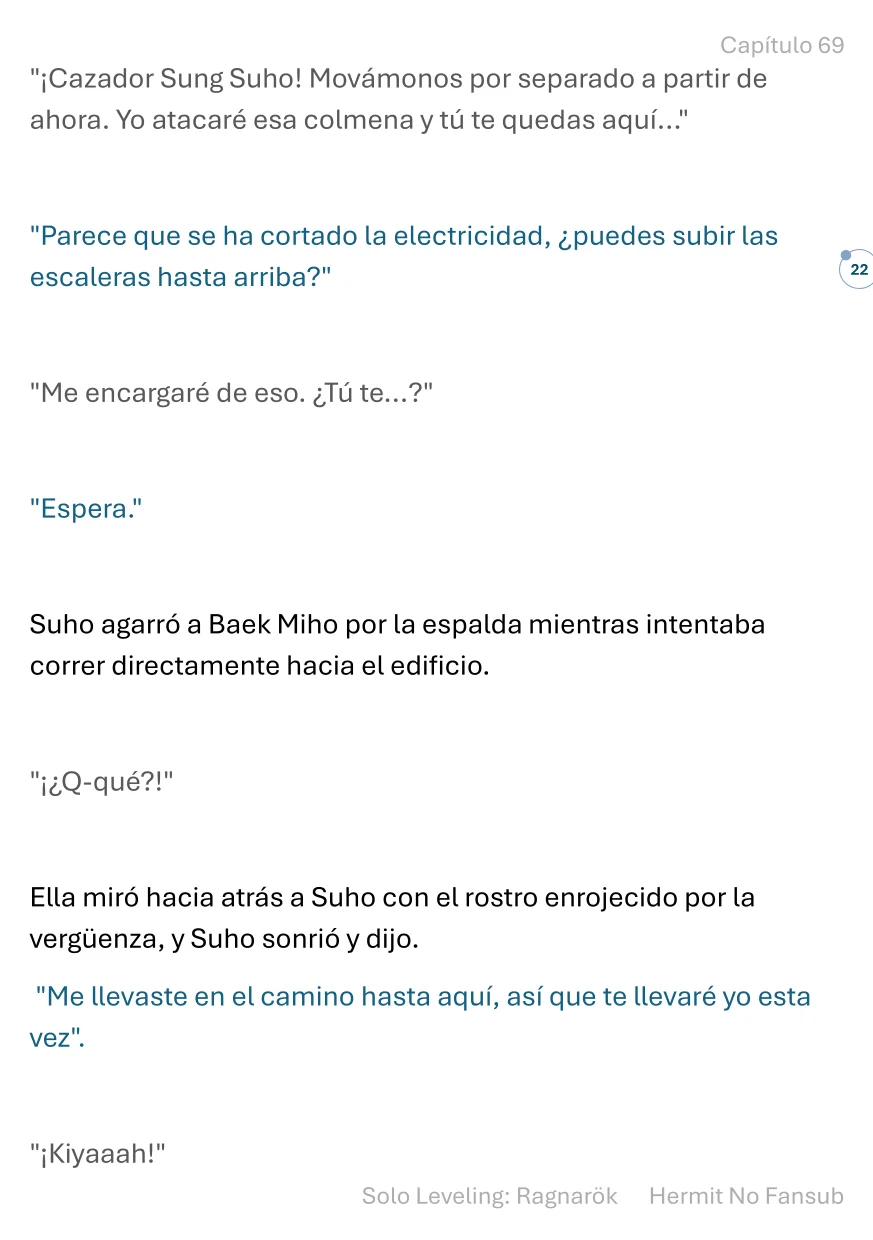 Página 23 del Manga