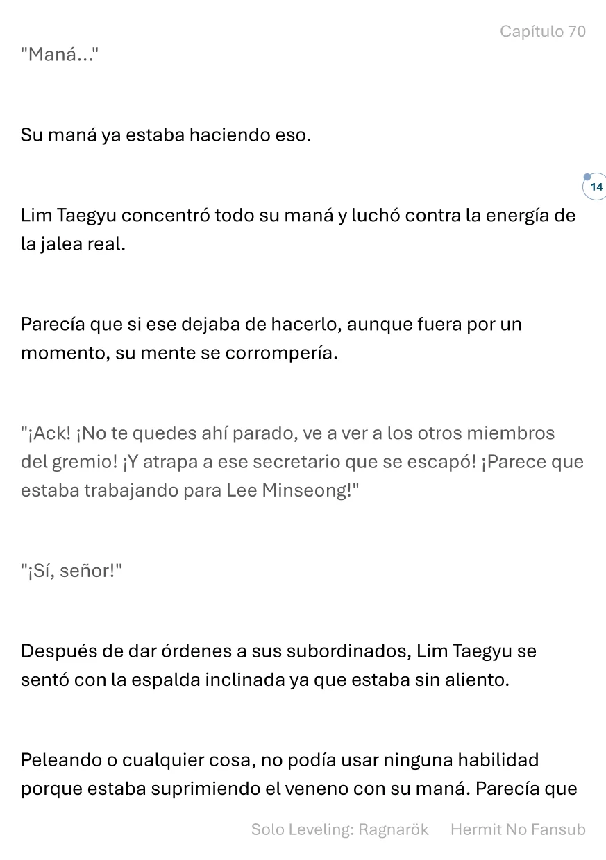 Página 15 del Manga