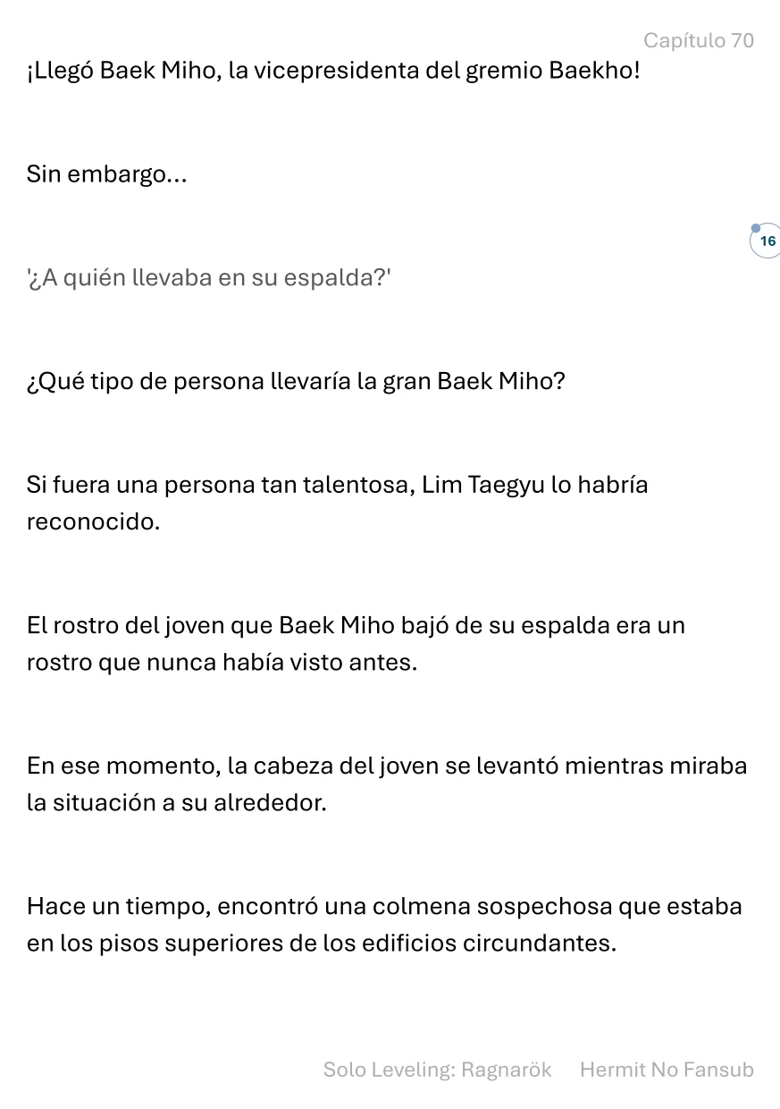 Página 17 del Manga