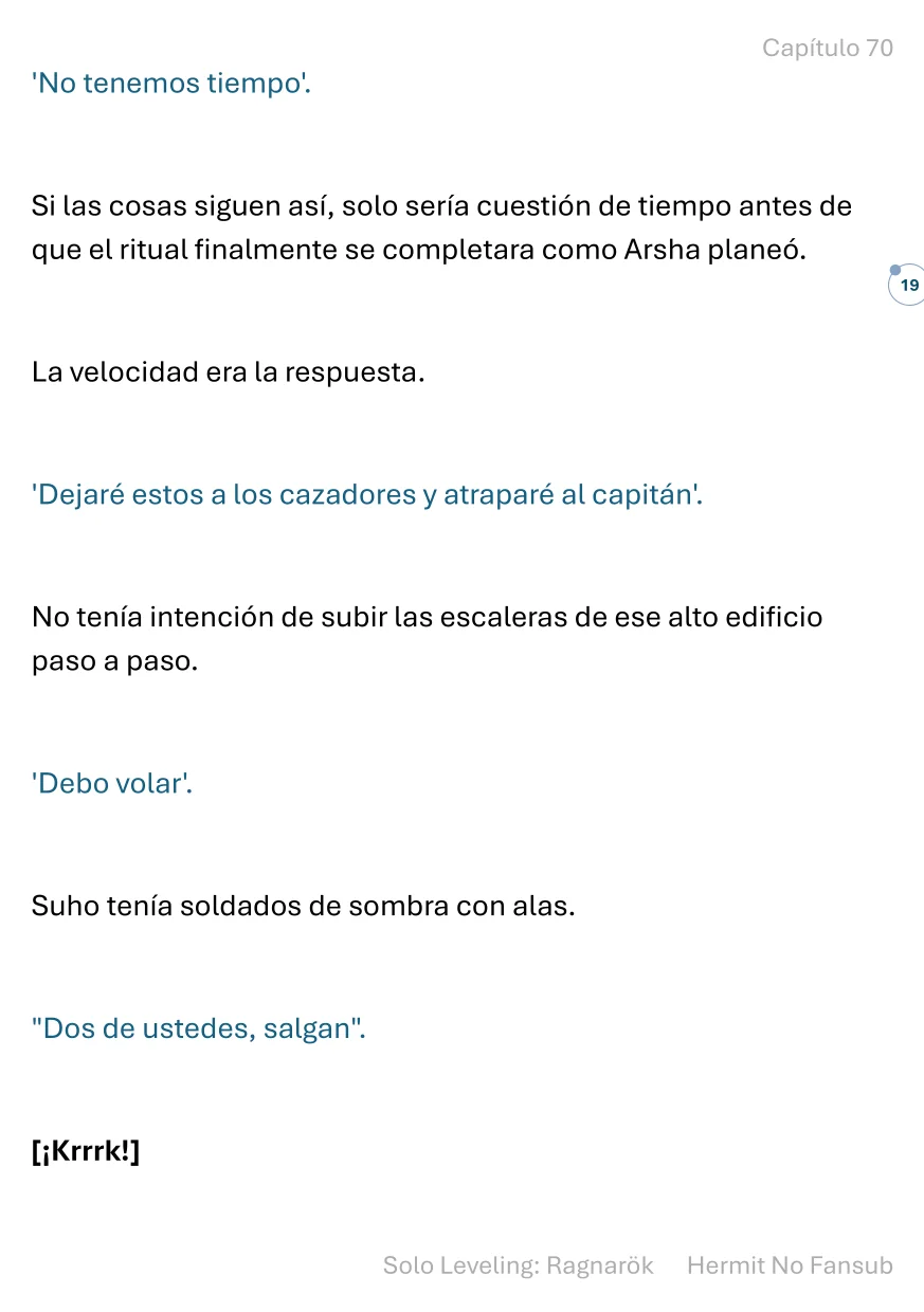 Página 20 del Manga