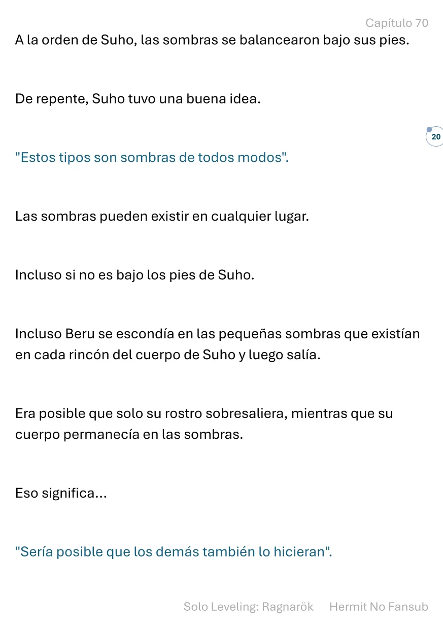 Página 21 del Manga