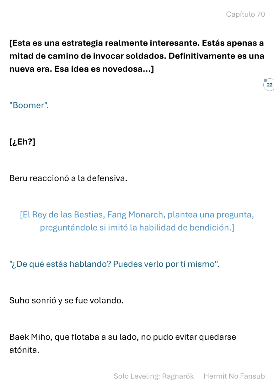 Página 23 del Manga