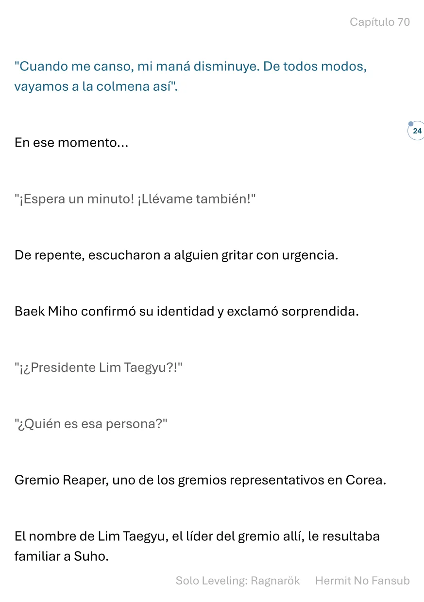 Página 25 del Manga