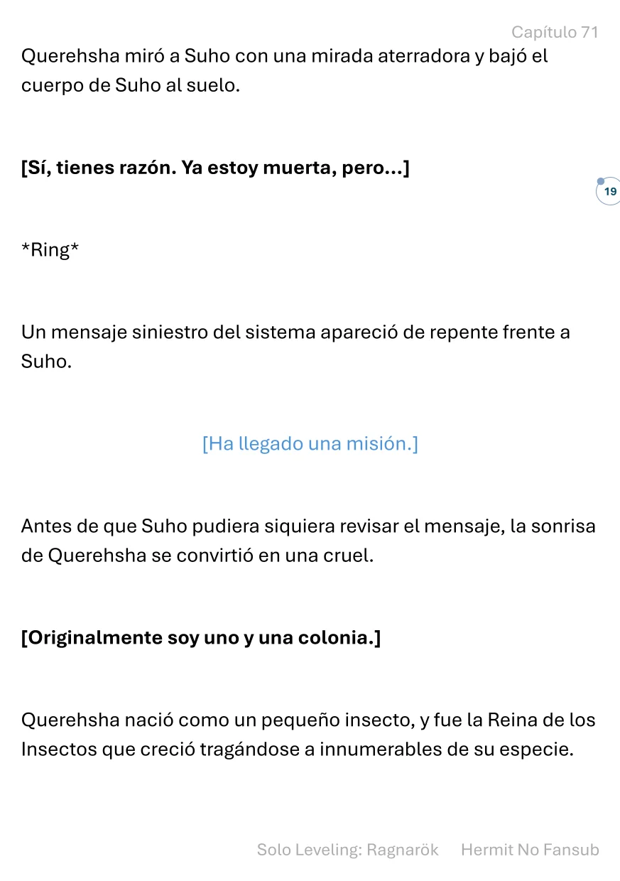 Página 20 del Manga