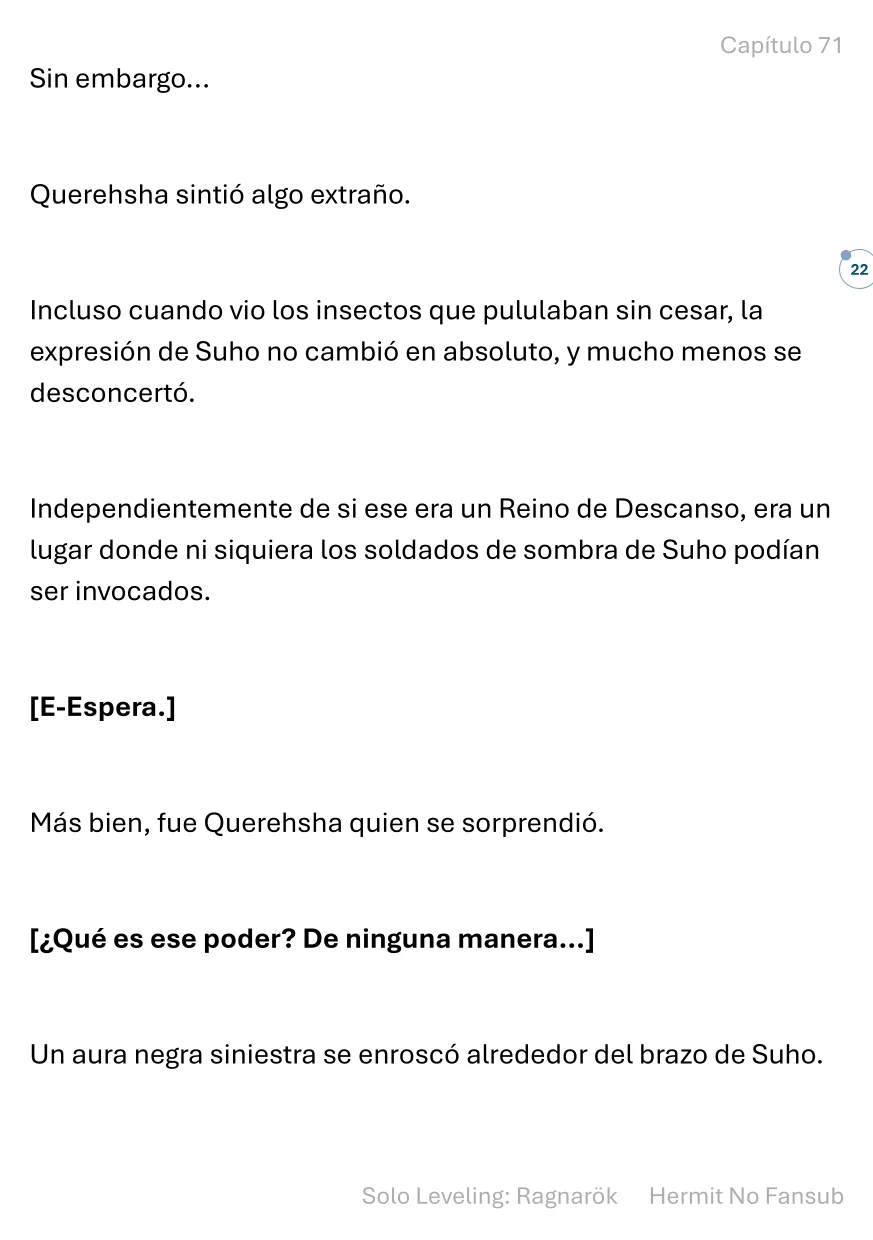 Página 23 del Manga