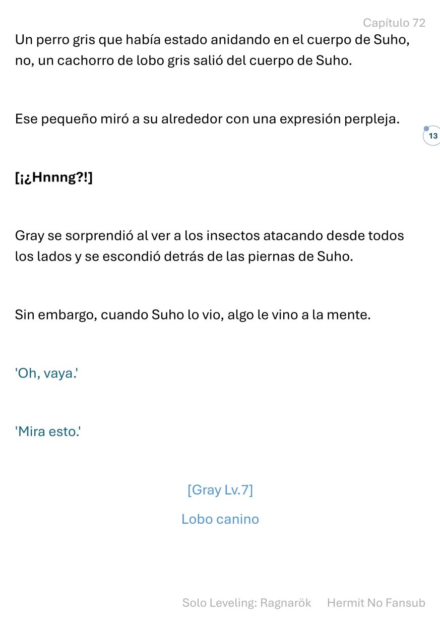 Página 14 del Manga