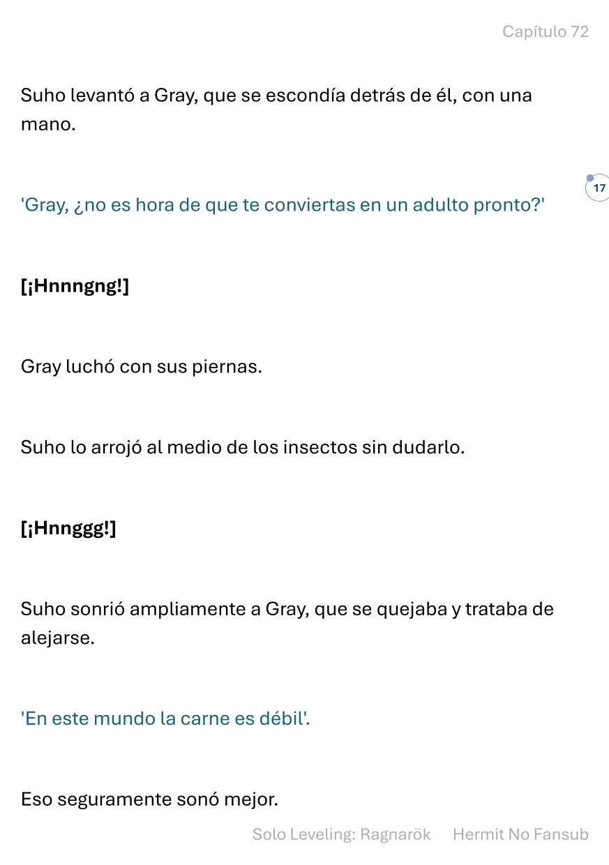 Página 18 del Manga