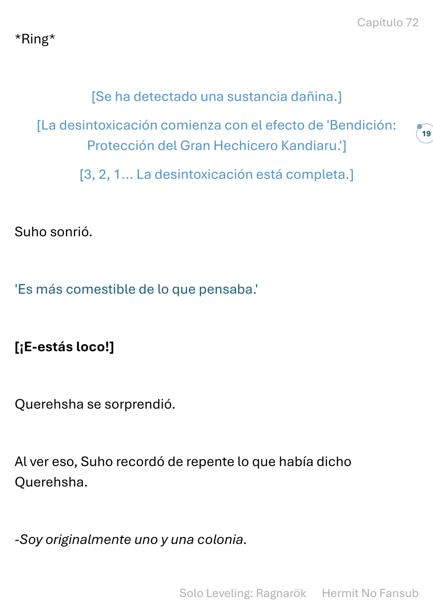 Página 20 del Manga