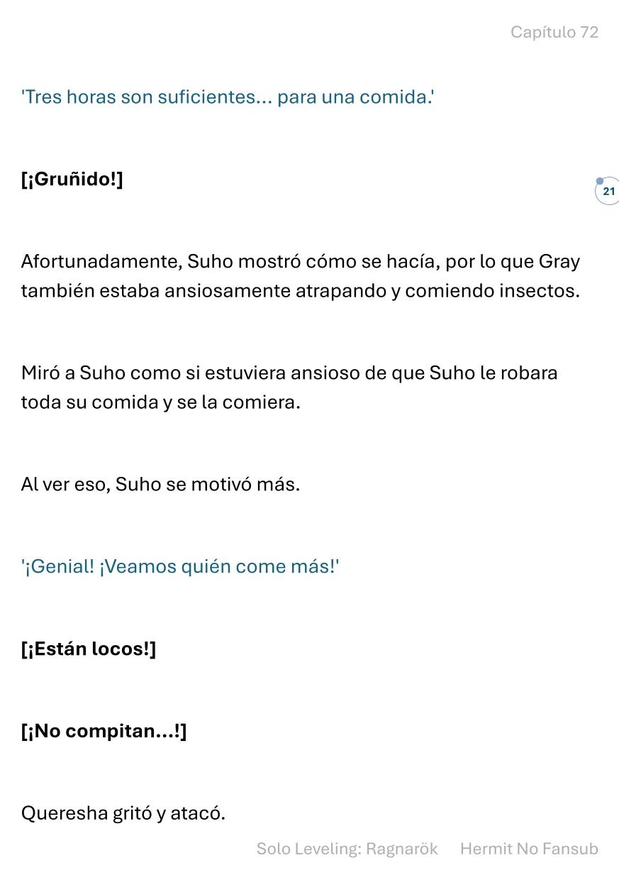 Página 22 del Manga