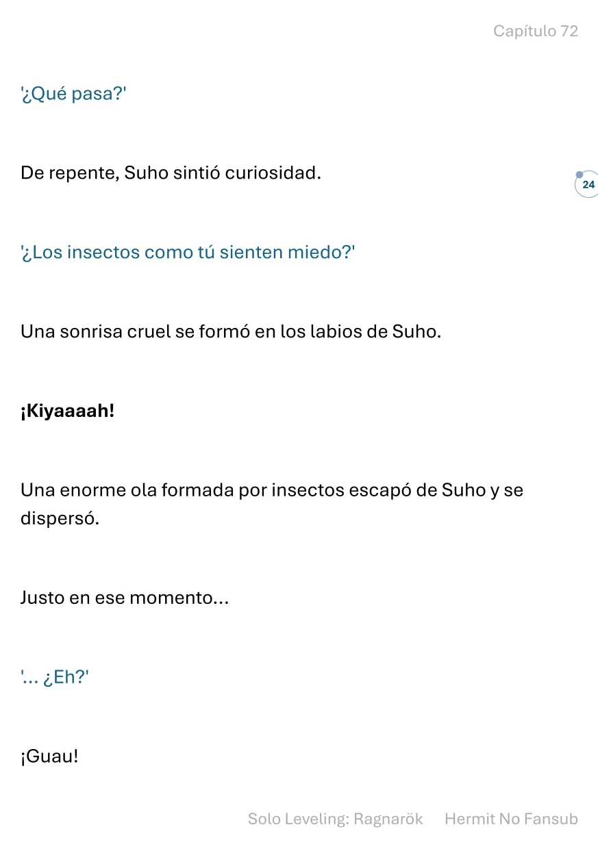 Página 25 del Manga