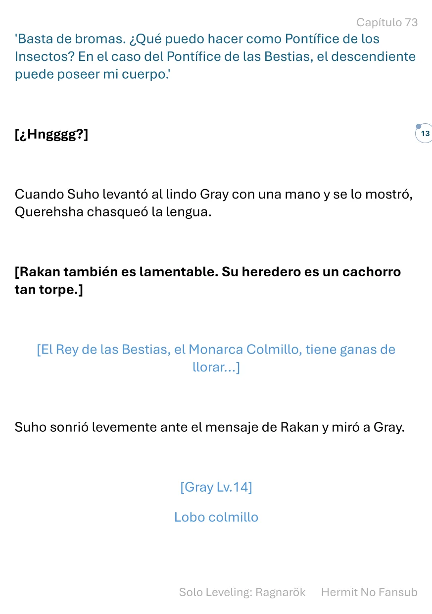 Página 14 del Manga