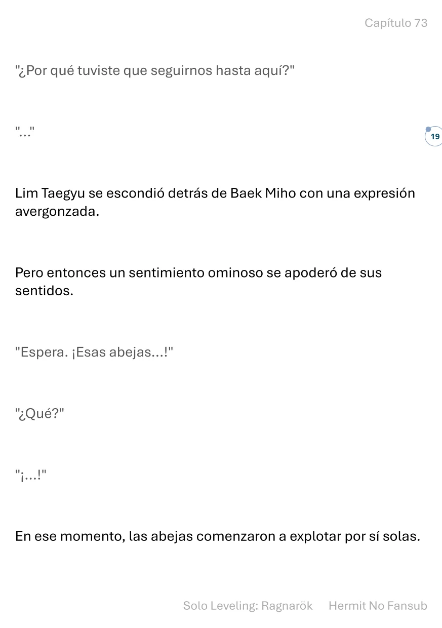 Página 20 del Manga