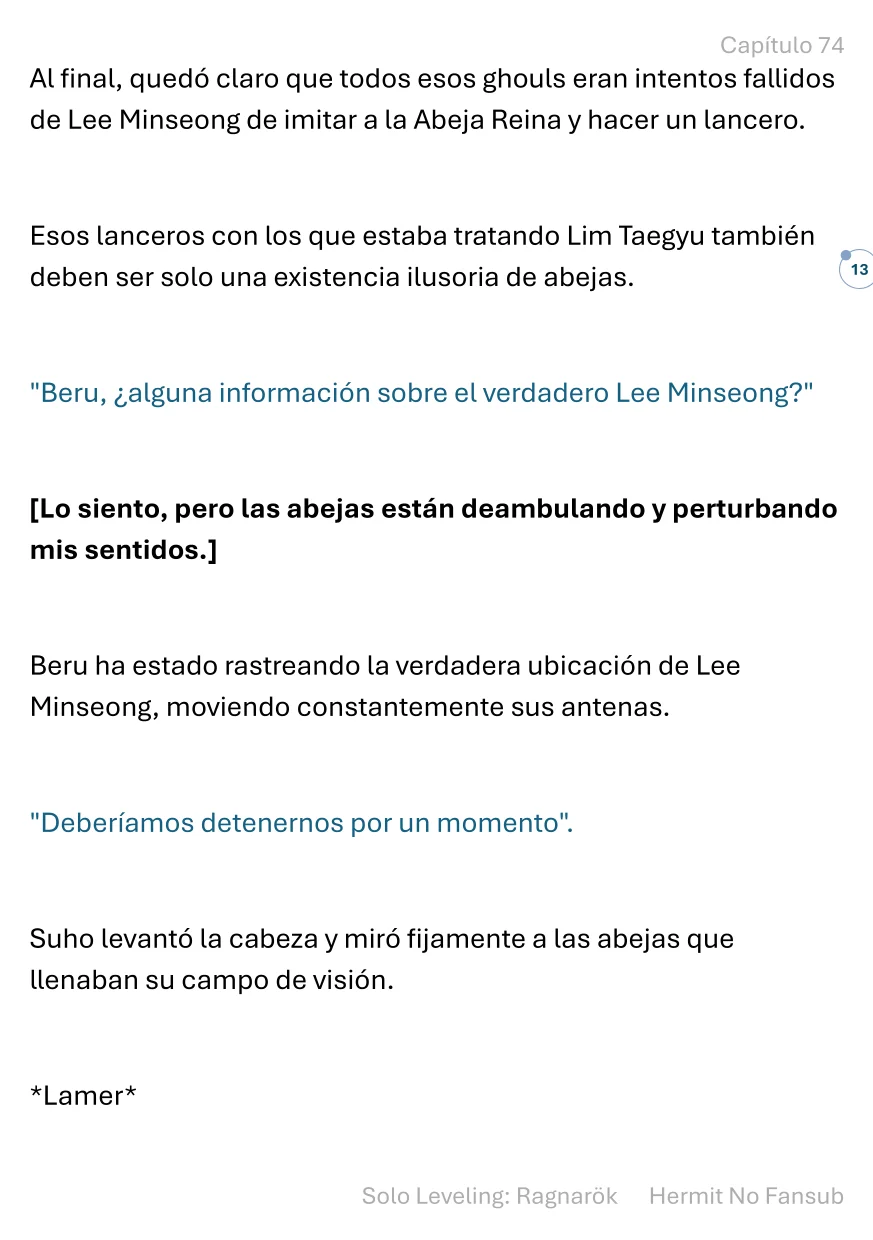 Página 14 del Manga