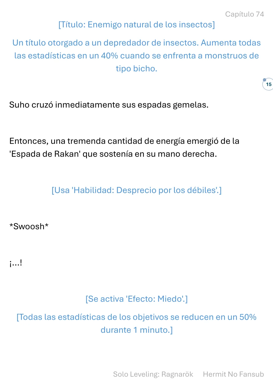 Página 16 del Manga