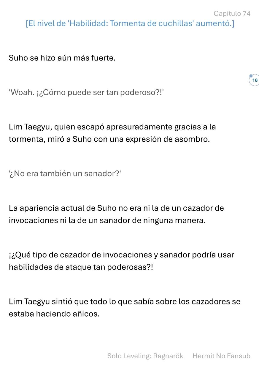 Página 19 del Manga