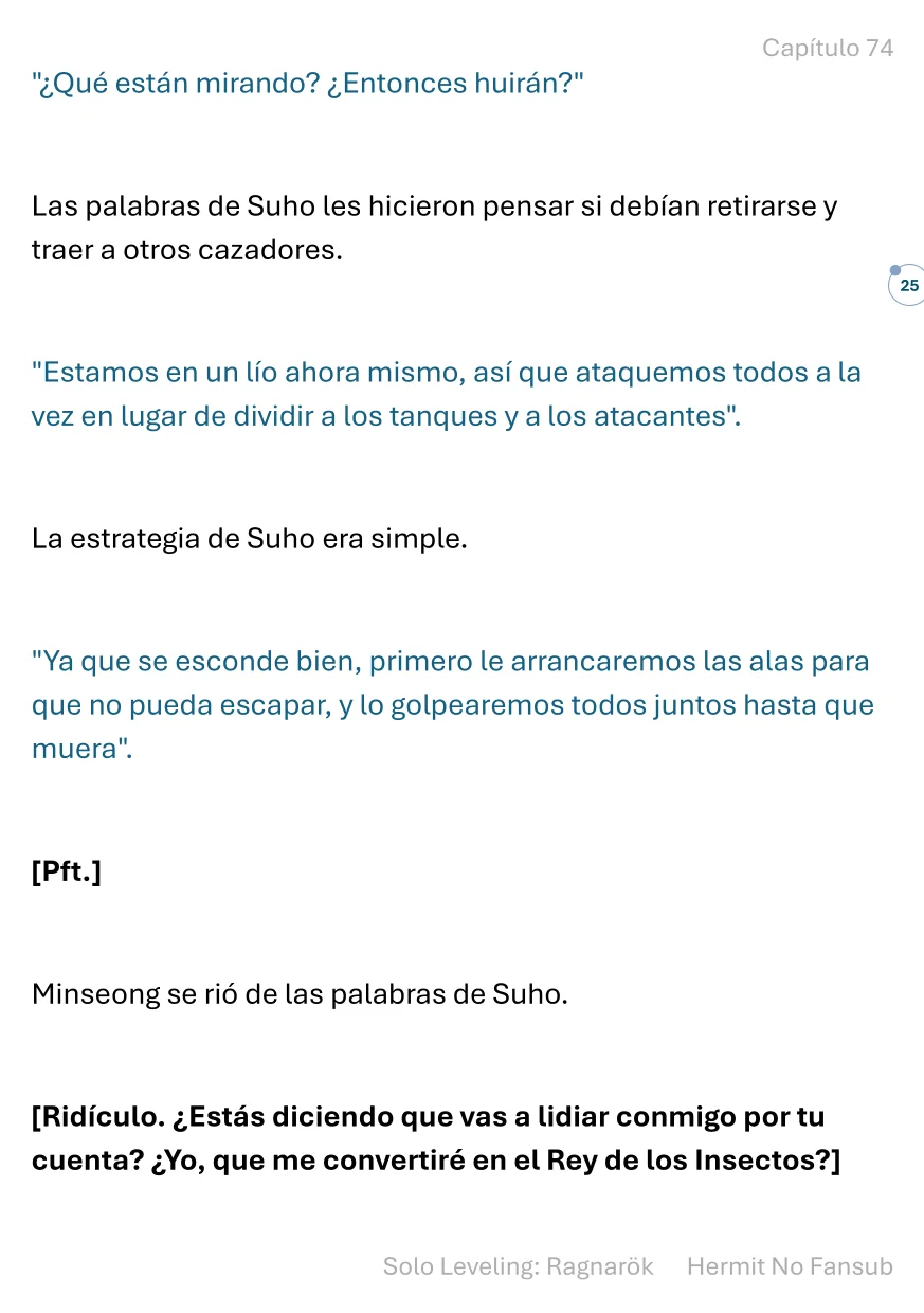 Página 26 del Manga