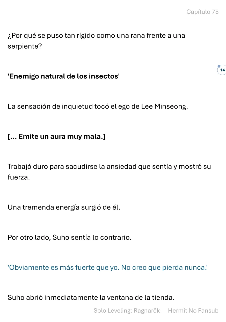 Página 15 del Manga