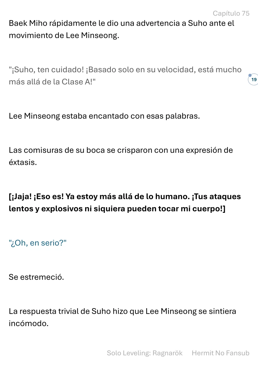 Página 20 del Manga